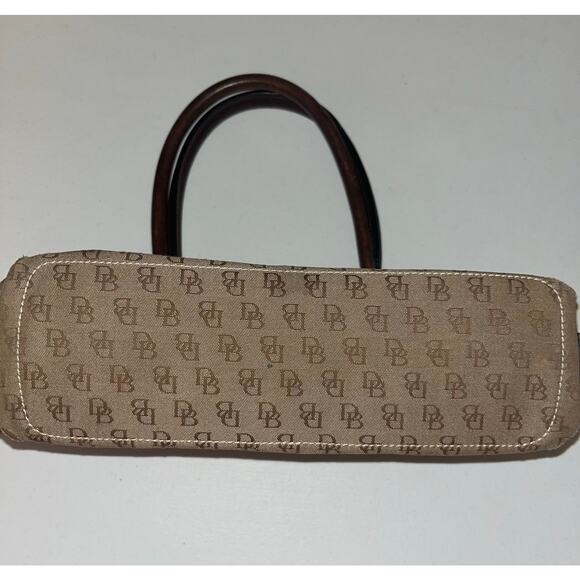 Vintage Dooney & Bourke tan and brown handbag - Picture 3 of 16